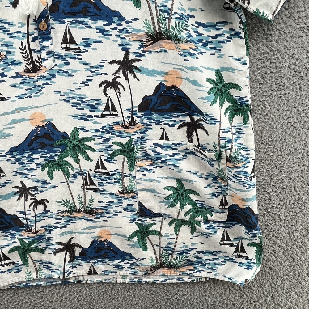 Emerson Fry Dress Womens OS White Tropical India Collection Cotton Mini Coverup - Picture 3 of 14